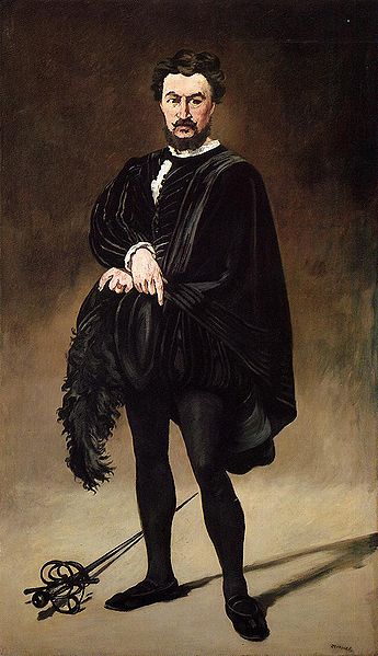 Edouard Manet Philibert Rouviere as Hamlet